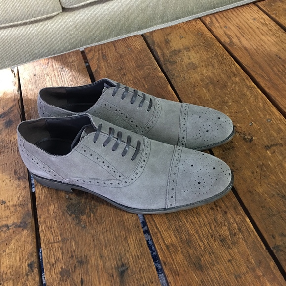 DONATED!  Gordon Rush Suede Oxfords 10.5! NEW! - Picture 5 of 8